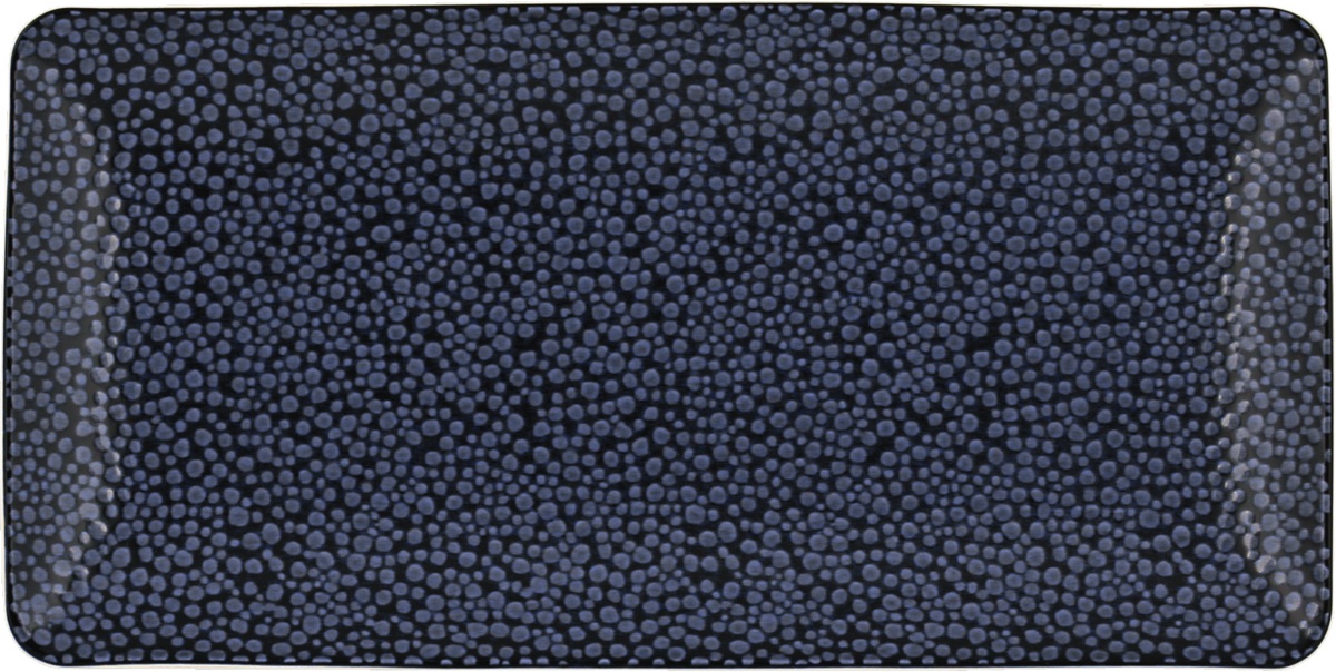 Platte rechteckig coup 18x9cm PURITY PEARLS DARK Platte rechteckig coup 18x9cm PURITY PEARLS DARK