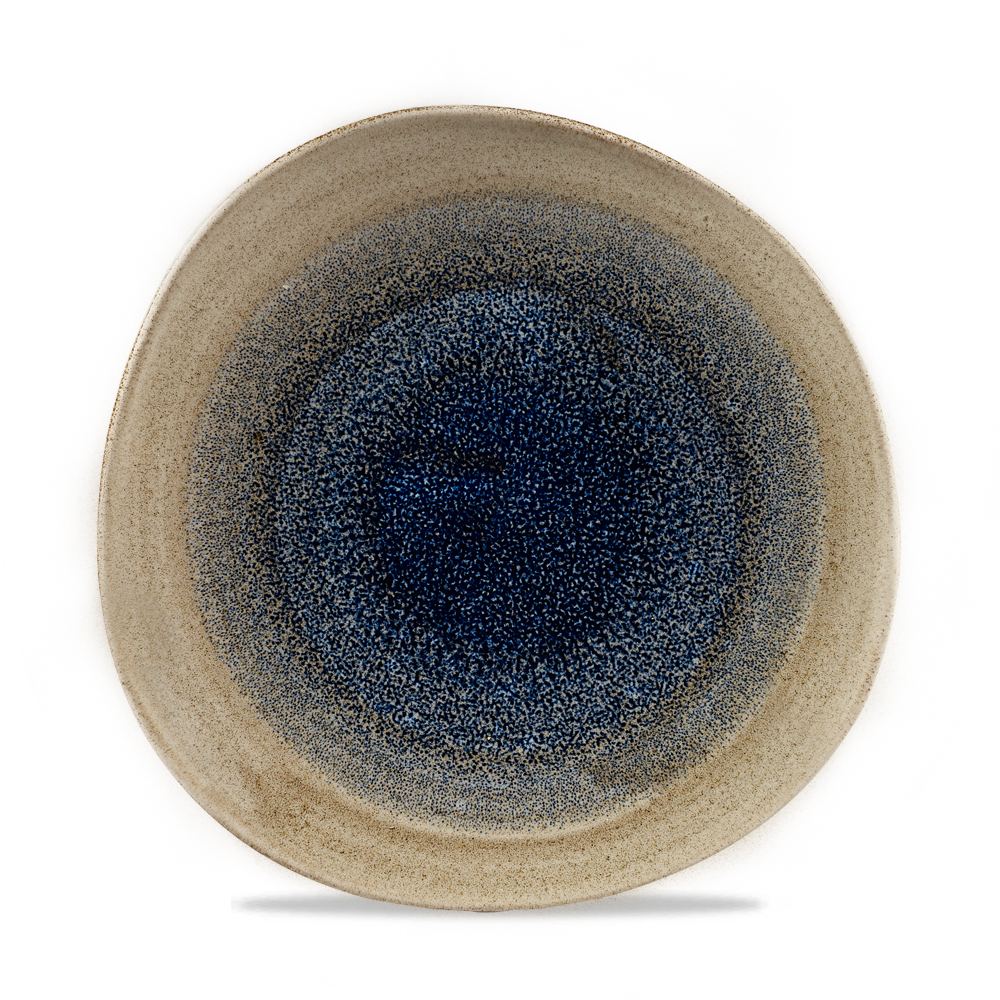 146605 Teller flach Organic 21cm STONECAST AQUEOUS bayou