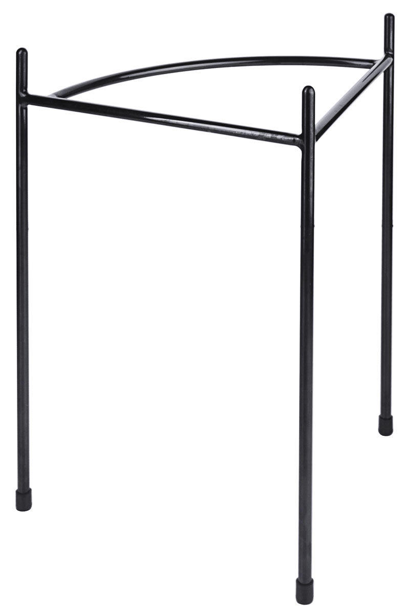 Etagere oval L 32,5x22,5x41cm UNISON BLACK