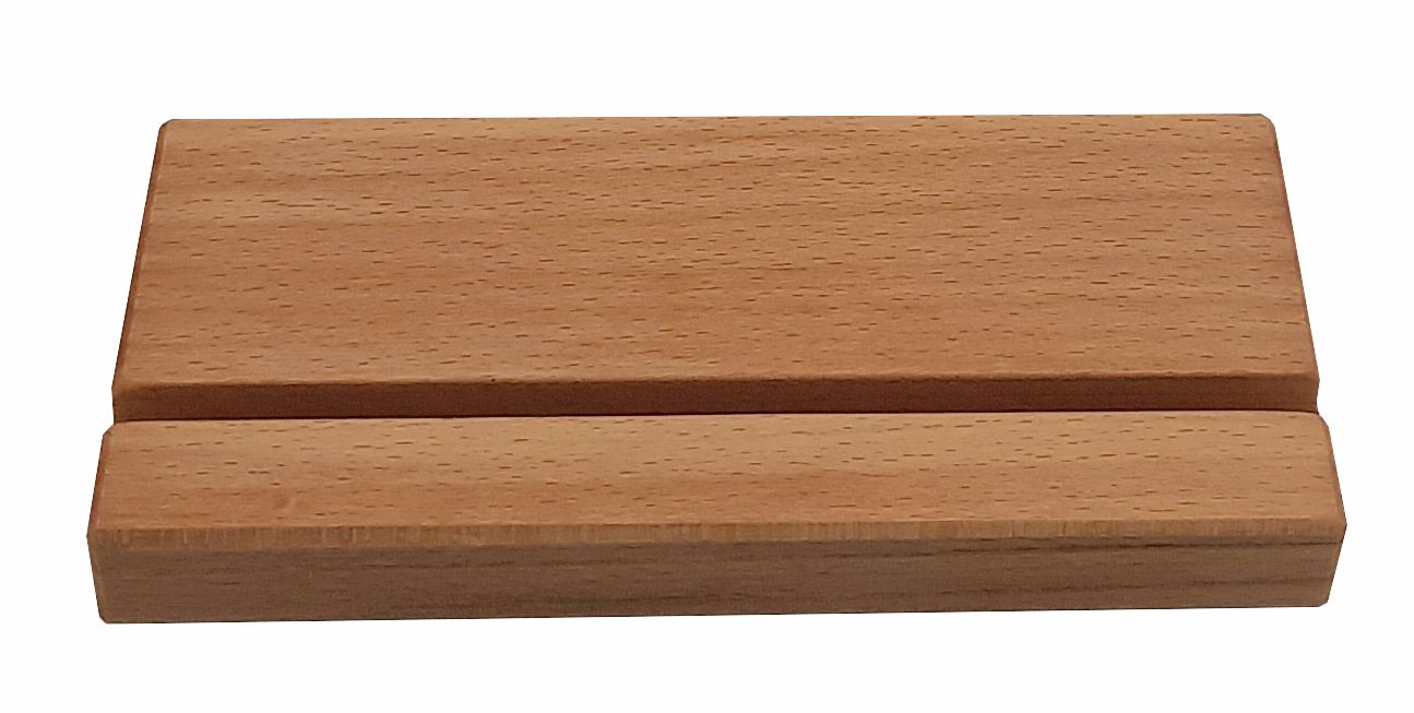 Klemmbretthalterung für DIN A5 honigfarben 17x8x2cm Klemmbretthalterung für DIN A5 honigfarben 17x8x2cm