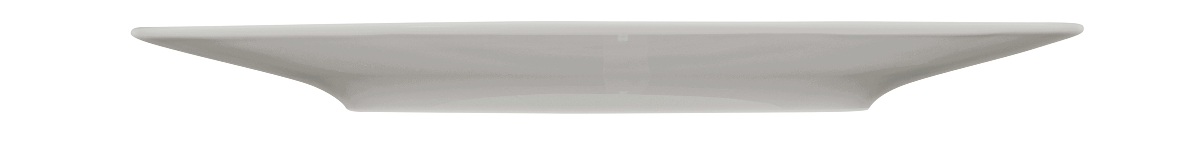 Teller rund mit Relief flach 21cm Vollrelief NORI silbergrau