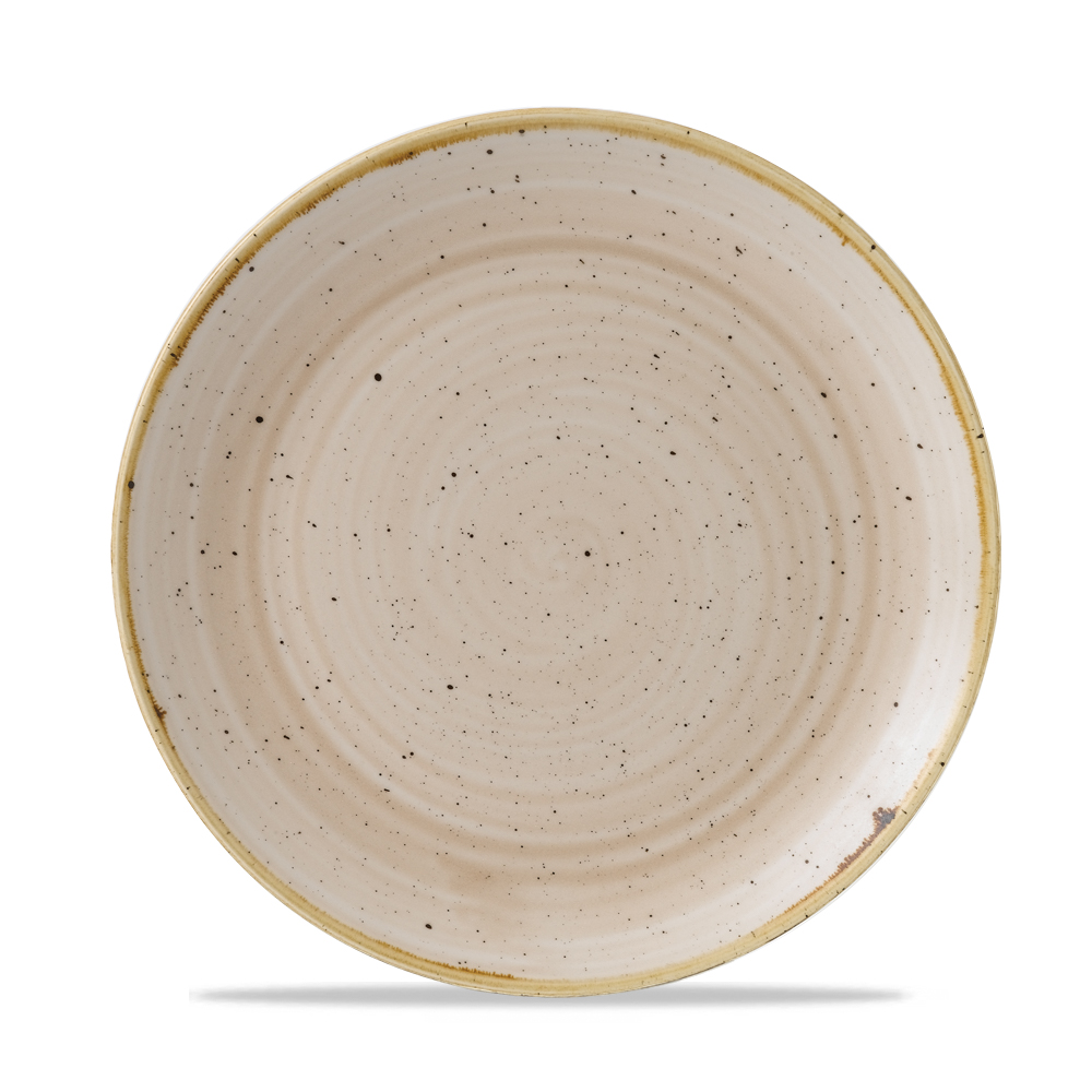 122882 Teller flach coup 21,7cm STONECAST nutmeg cream