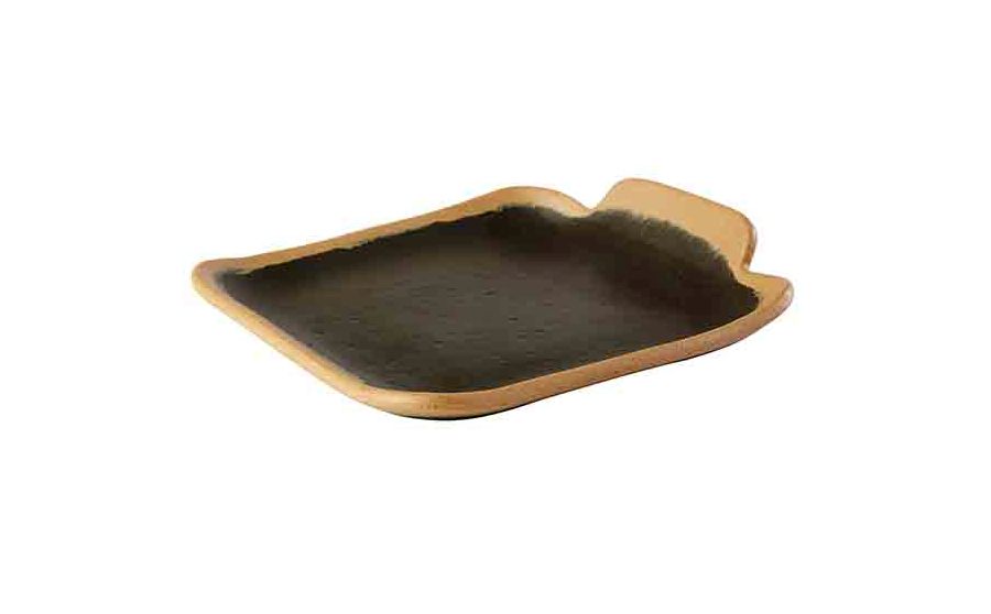 127044 Teller CROCKER 14x13cm H: 2,5cm quadratisch