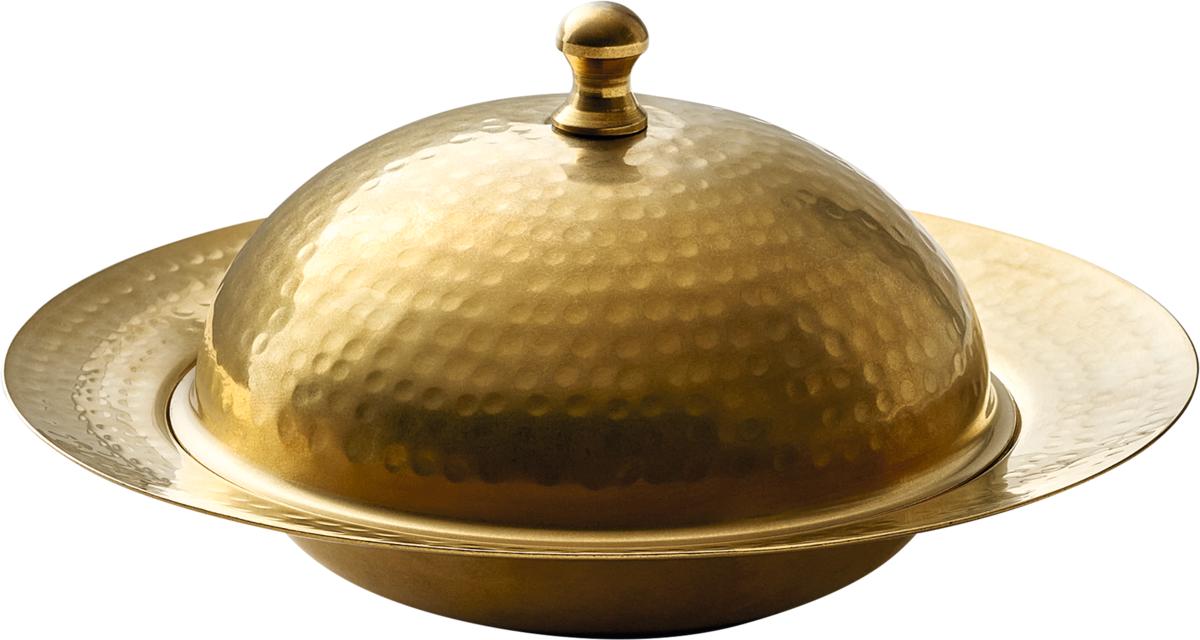 Teller rund mit Cloche gold 20cm SPOTLIGHTS Teller rund mit Cloche gold 20cm SPOTLIGHTS