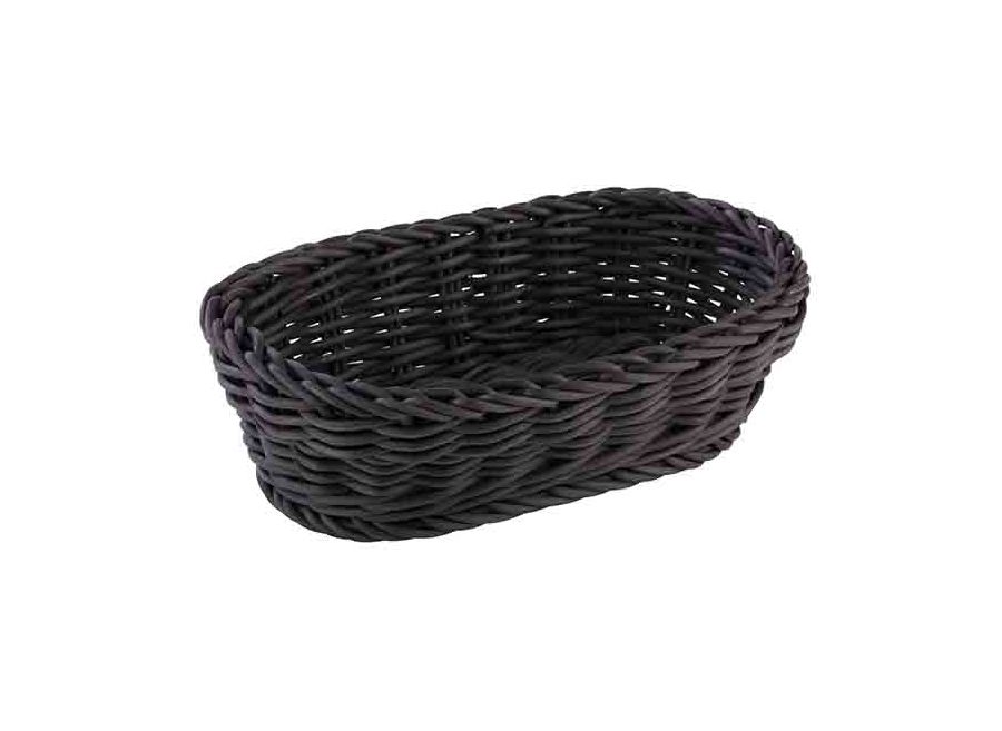 126648 Korb oval 19x12cm H:6cm PROFI LINE schwarz