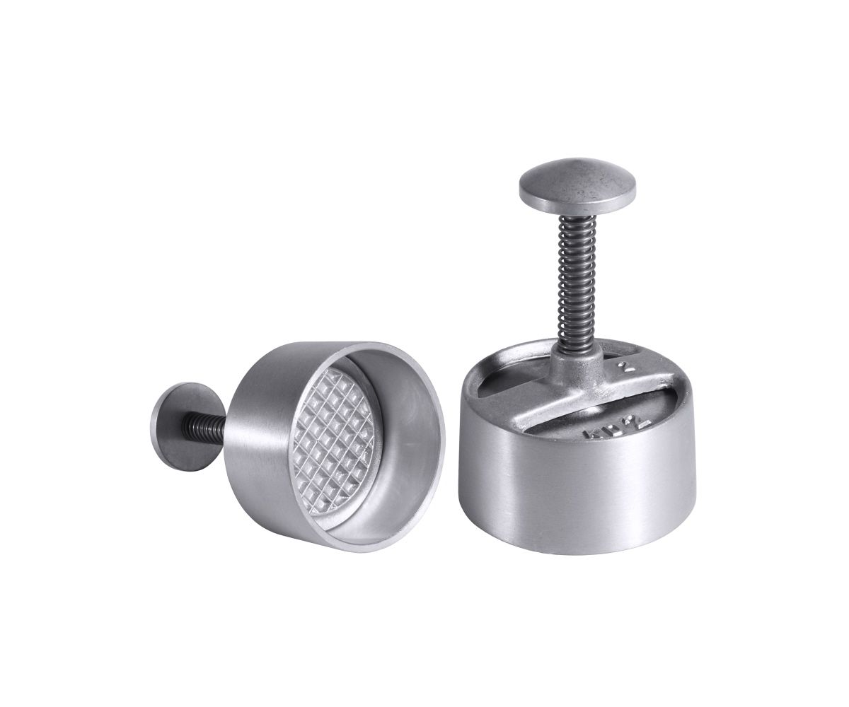 15937 Hackfleischpresse für 80 - 160 g Hack D: 10 cm, Höhe innen: 4 cm H: 16 cm