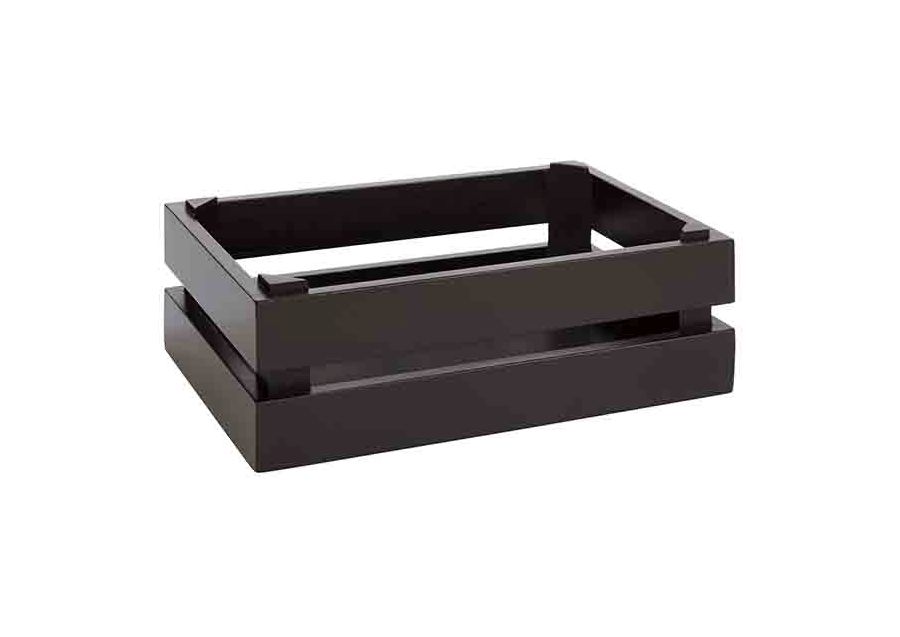 Holzbox SUPERBOX 29x18,5cm H:10,5cm, schwarz