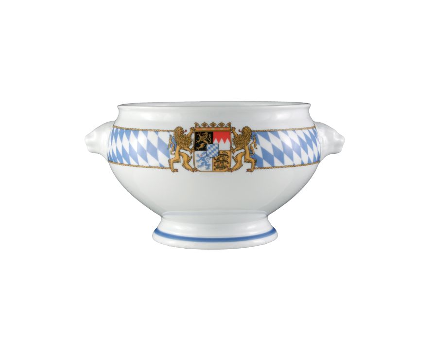 02612TvX5wBTeHZ34R Terrine Löwenkopf ohne Deckel 3l COMPACT weiß