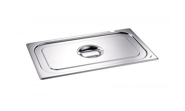 GN-Deckel 1/4 mit Griffmulden 18/10