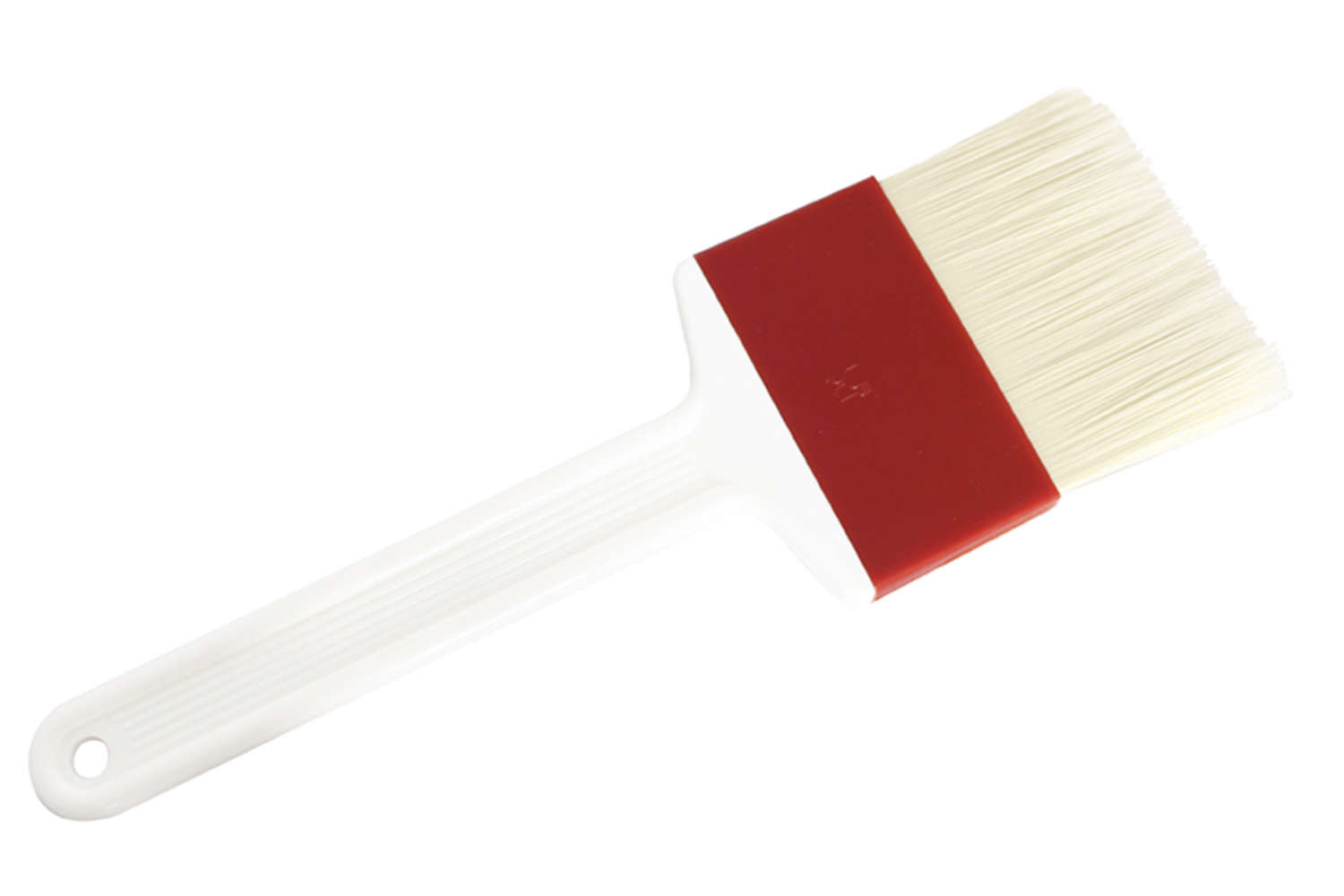 129786 Pinsel 75mm Stiel PA Polyester-Borsten weiß ideal für Pizzableche