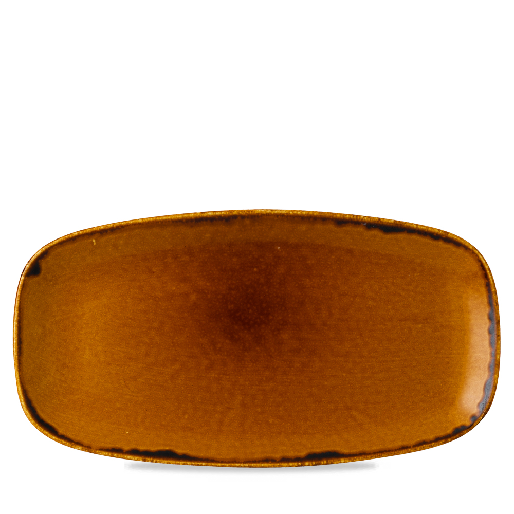 Platte 35,5x18,9cm HARVEST brown