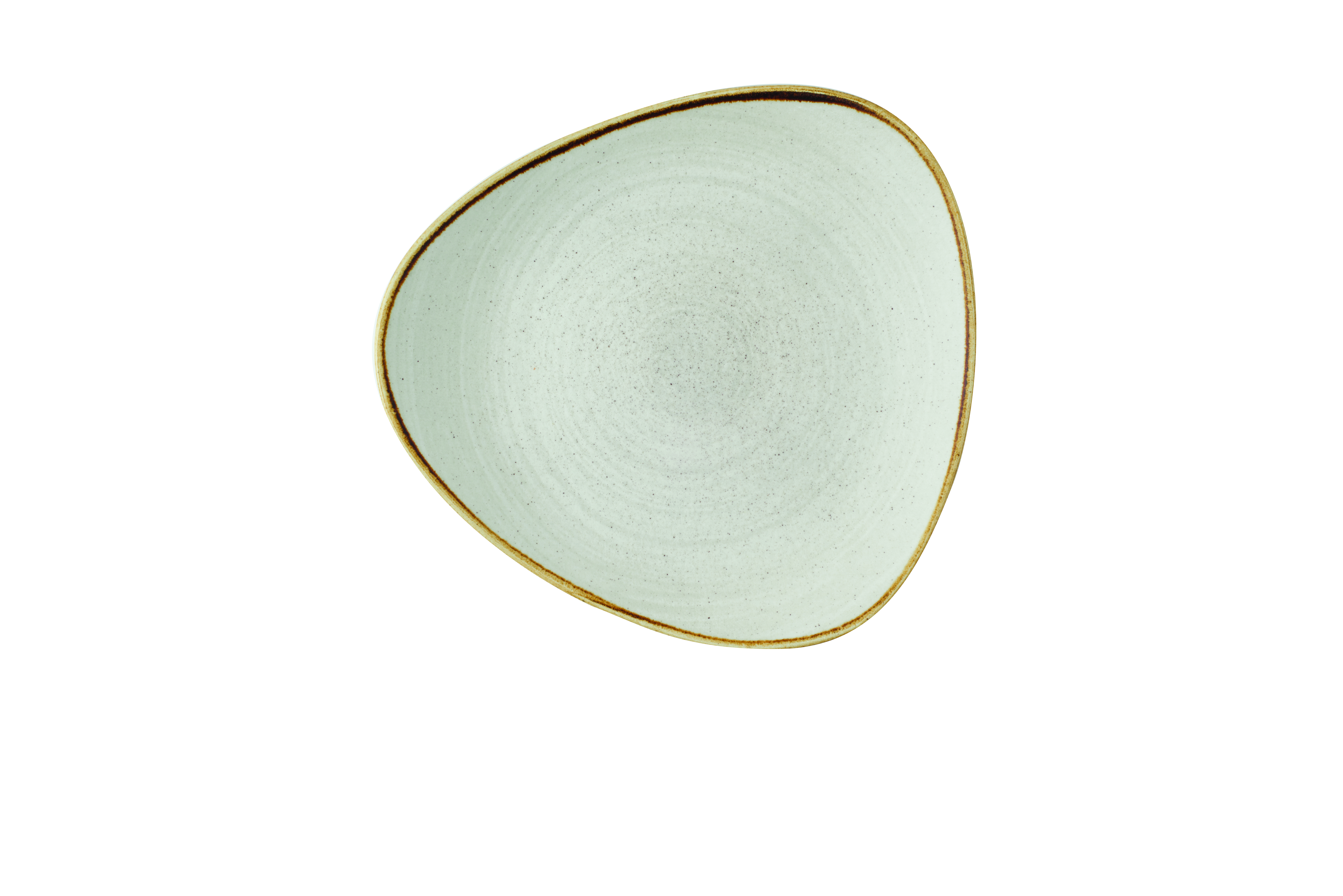 Teller flach dreieckig 22,9cm STONECAST RAW grey Teller flach dreieckig 22,9cm STONECAST RAW grey