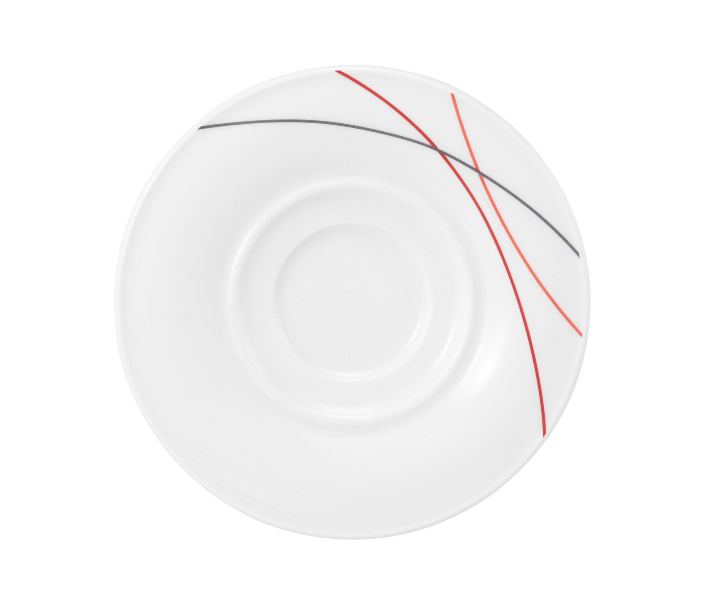 Kombiuntertasse rund 1 15,5cm COMMUNITY red line