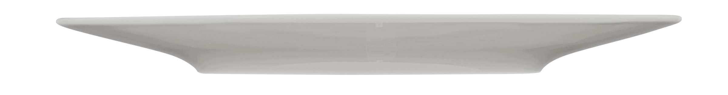 Teller rund mit Relief flach 28cm Vollrelief NORI silbergrau