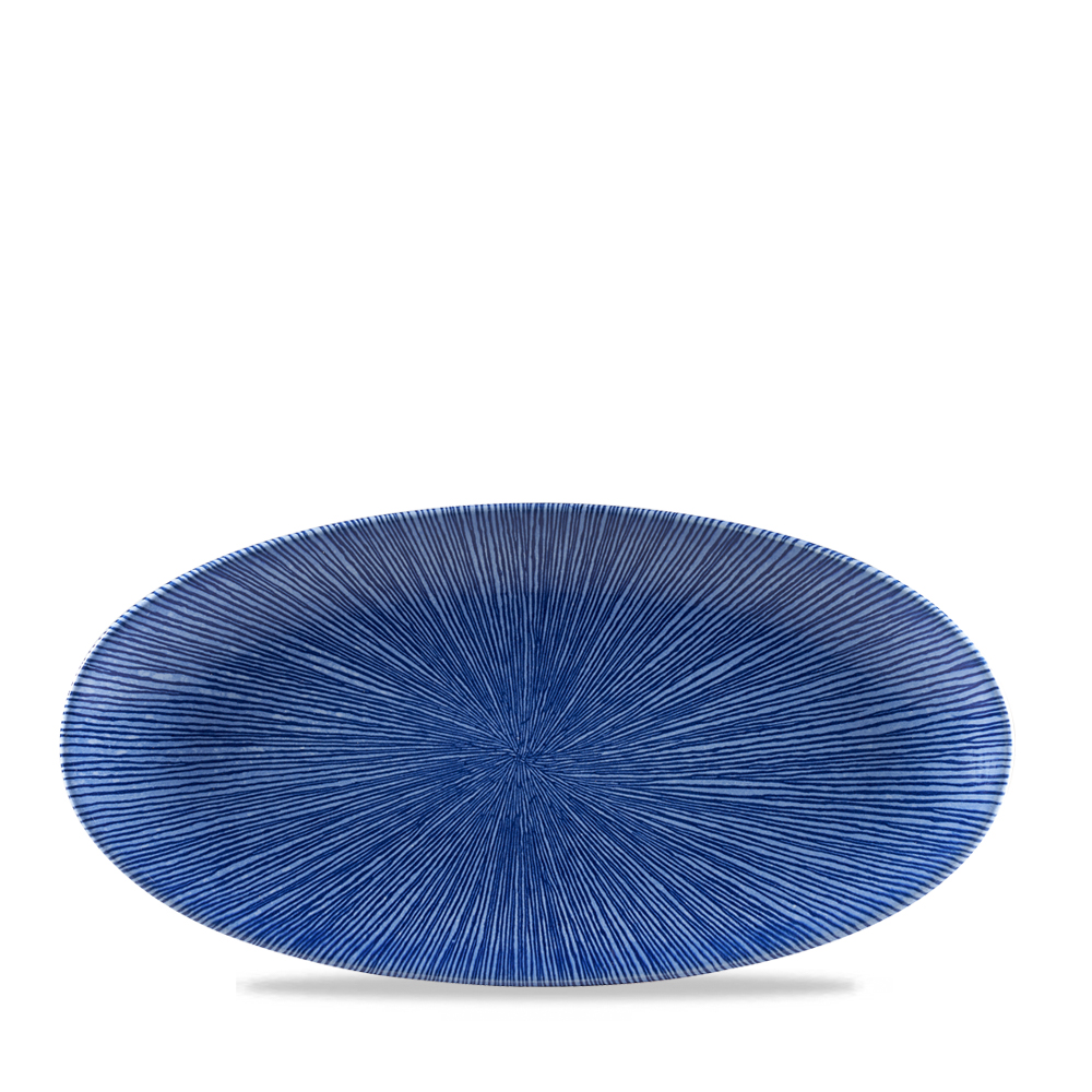 Platte Chefs oval 29,9x15cm STUDIO PRINTS AGANO blue