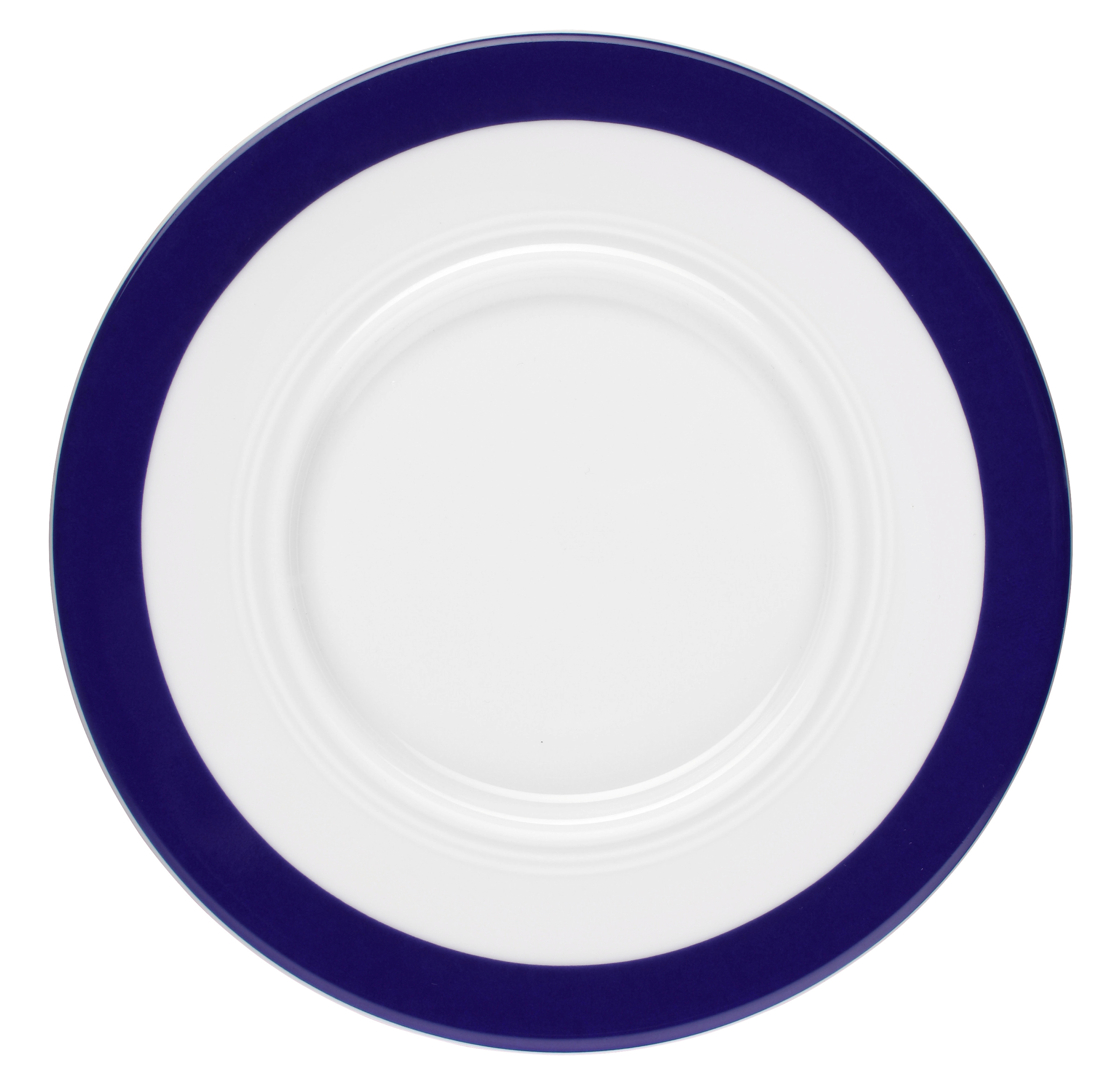 Suppenuntertasse rund mit Relief 17,5cm VITALIS blaues band