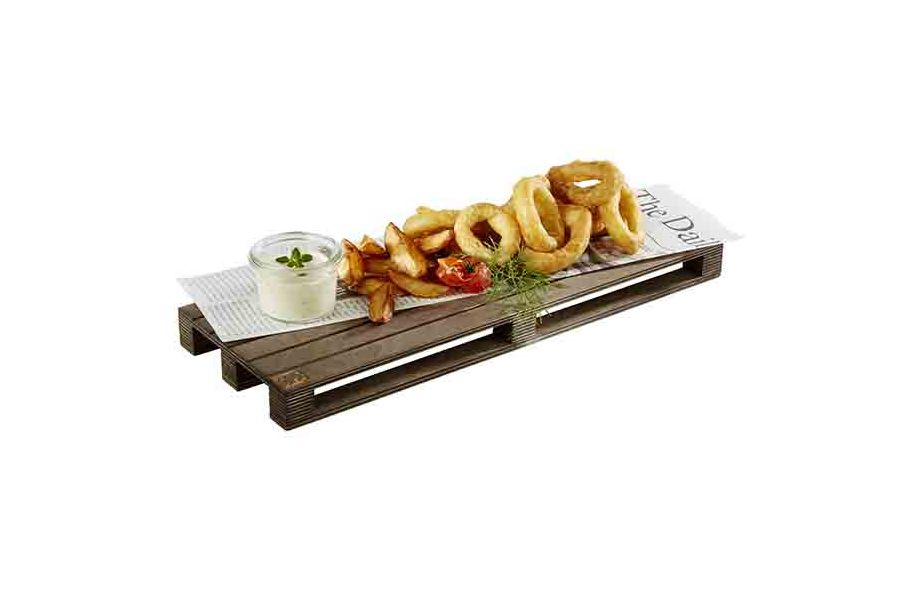 126920 Servierbrett GENUSSPALETTE 40x15cm H:3cm