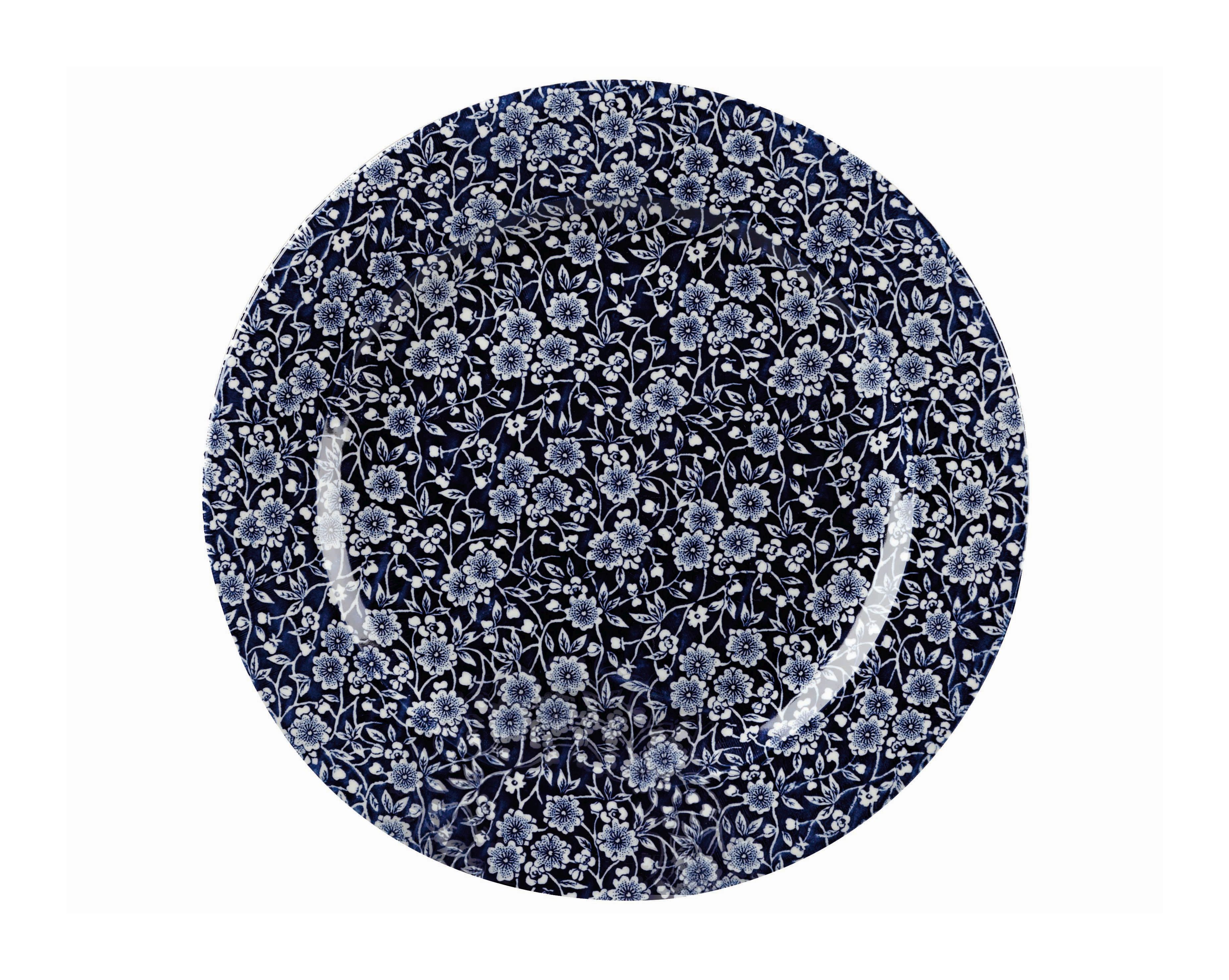 122850 Teller flach 31cm VINTAGE PRINTS willow victorian