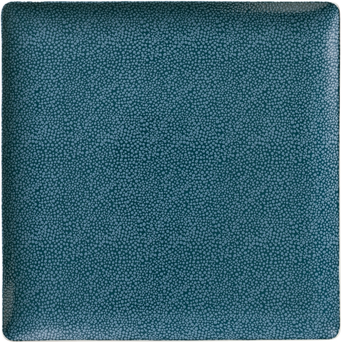 Teller flach quadratisch coup 27x27cm PURITY PEARL ocean