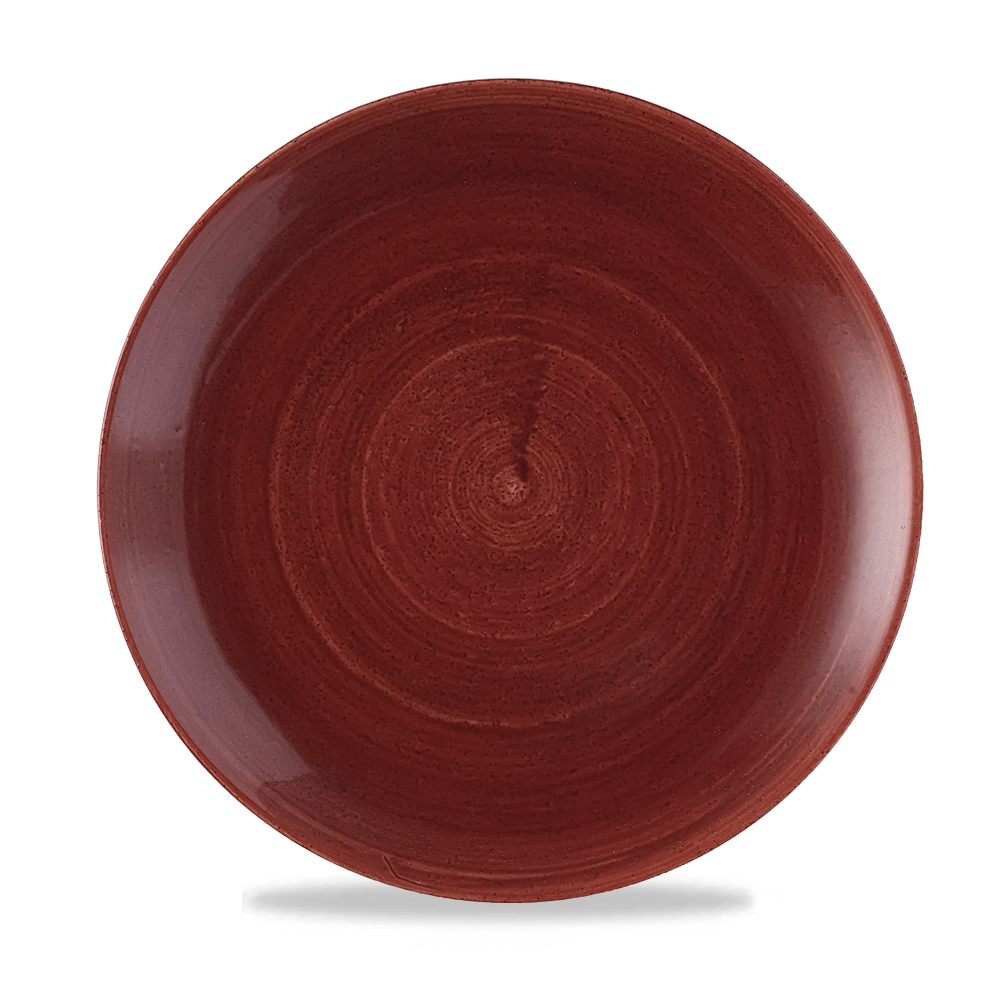 Teller rund 28,8cm STONECAST PATINA Red Rust