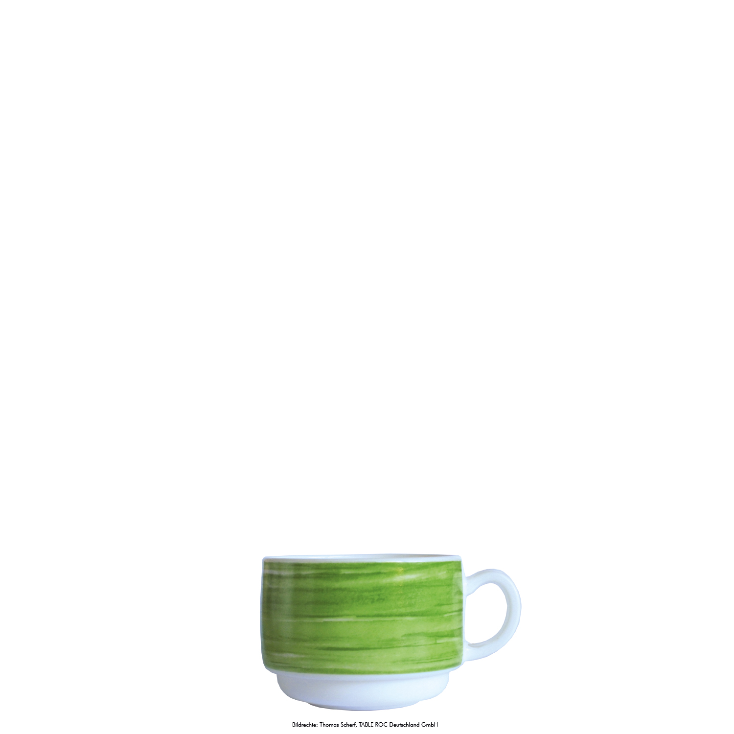 Kaffeetasse 0,19l stapelbar BRUSH GREEN