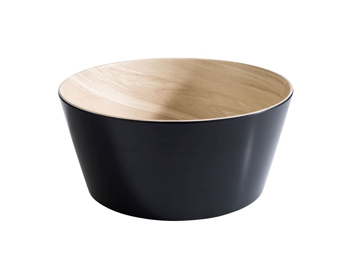 140609 Schale FRIDA black matt  Ø 22 cm, H: 10,5 cm