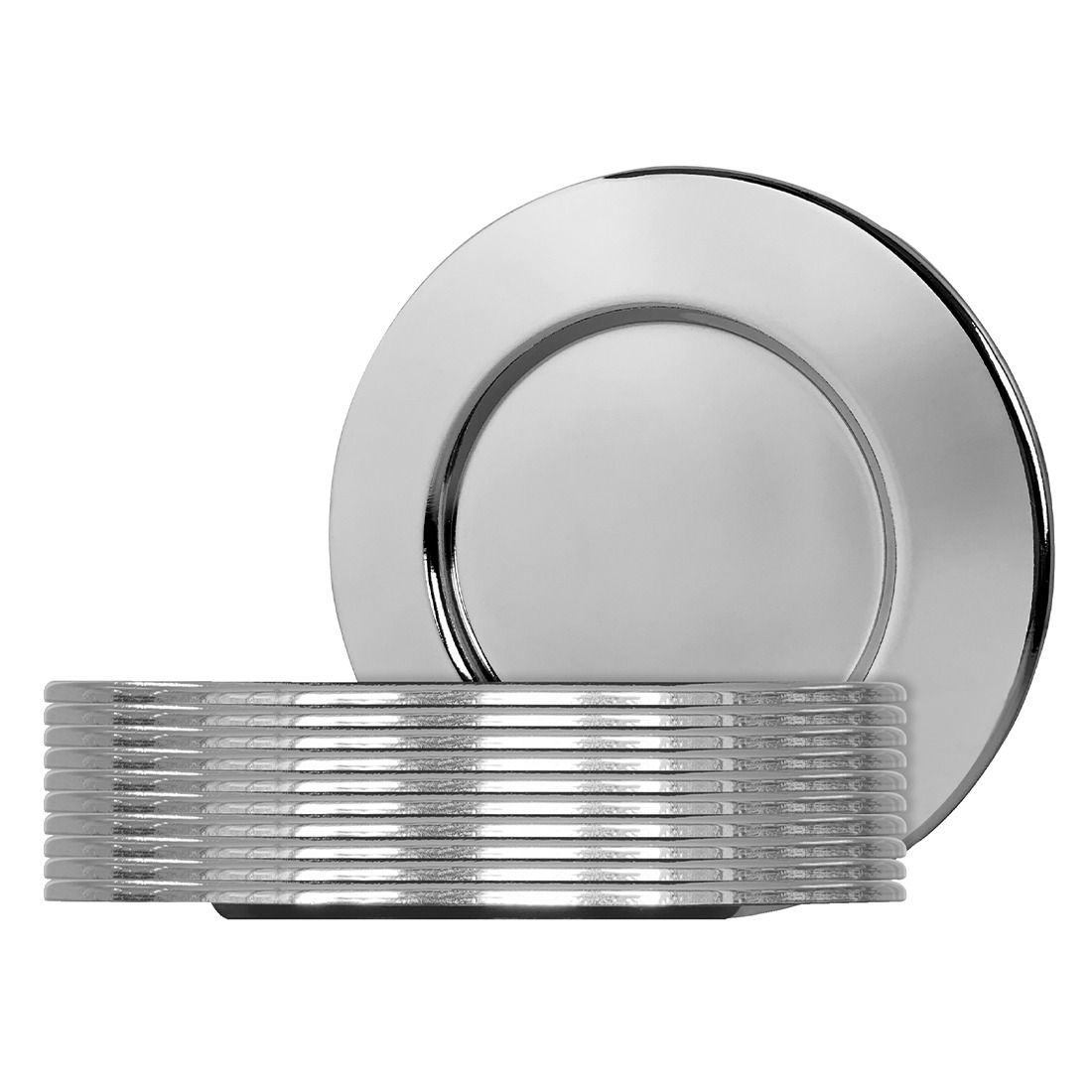 10 Stück Untersetzerset Edelstahl 10 Stück Untersetzerset Edelstahl