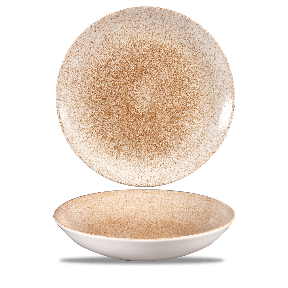 144956Pxp77ZBfavV6d Teller tief coup 18,2cm RAKU garnet orange