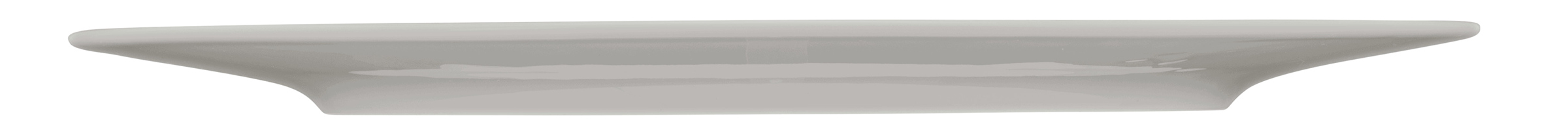 Teller rund mit Relief flach 33cm Vollrelief NORI silbergrau