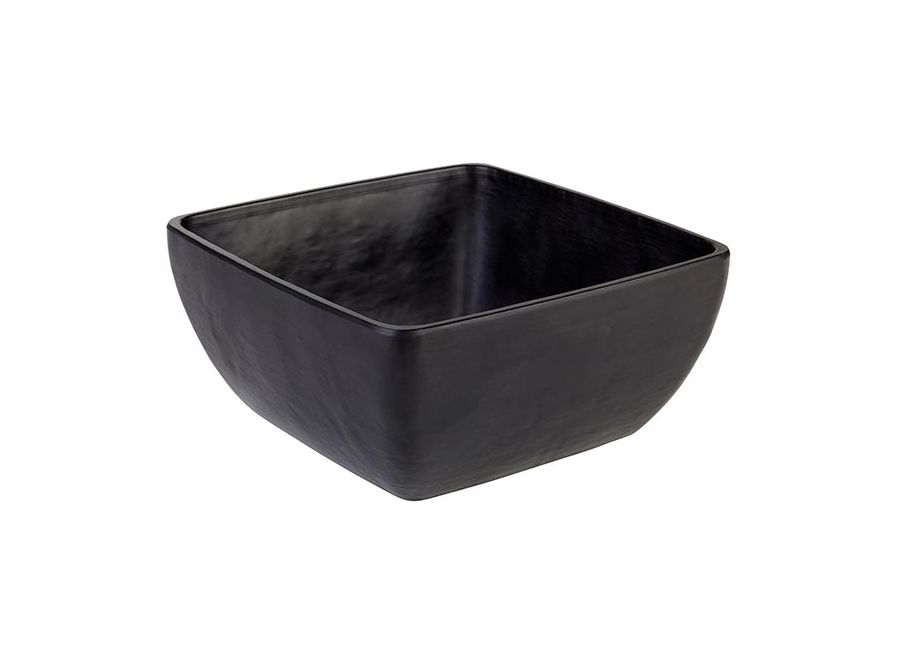 126849 Schale SLATE blauer Rand 19x19cm H:9cm