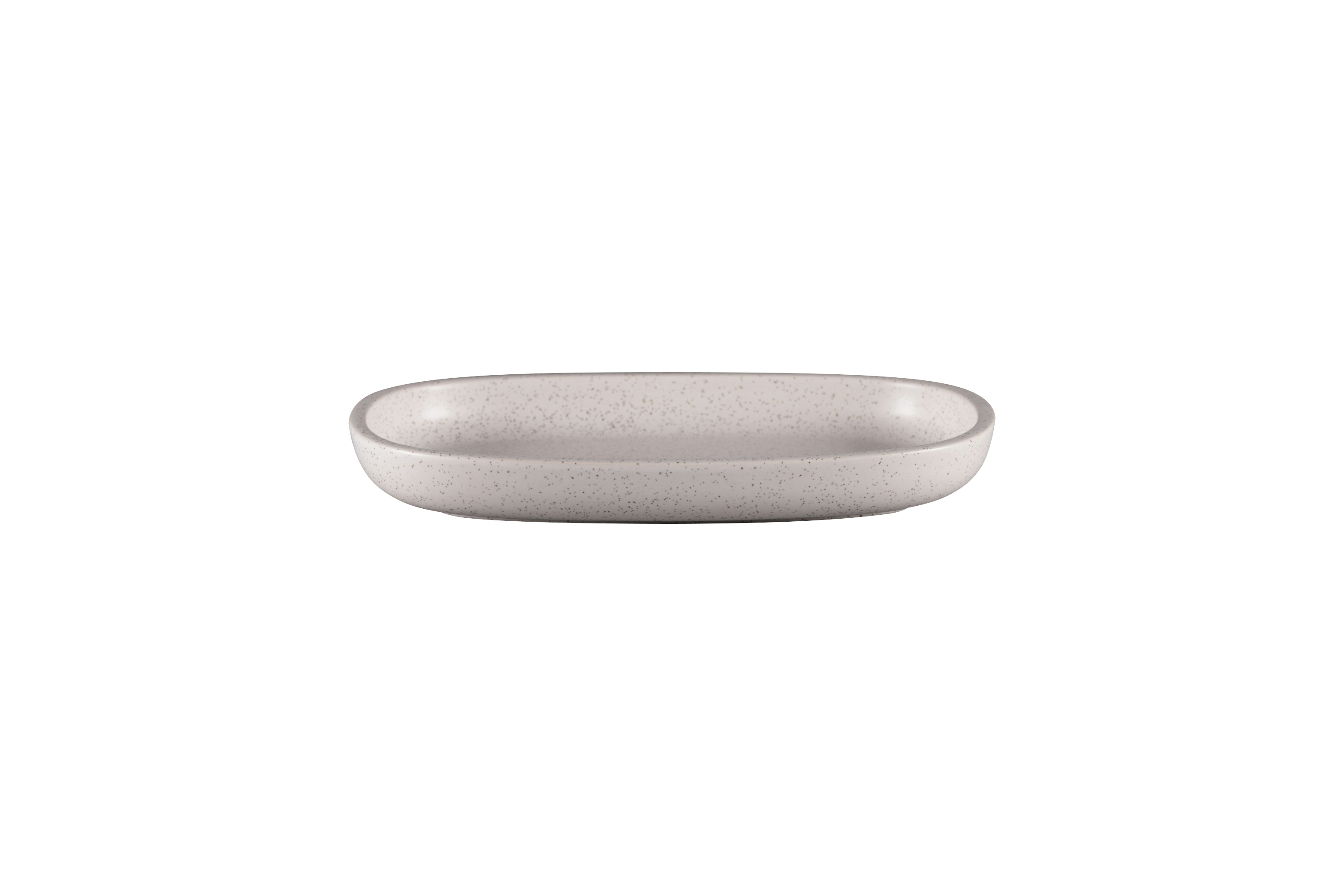 Platte oval tief 22,5x15cm RAKSTONE EASE clay grey