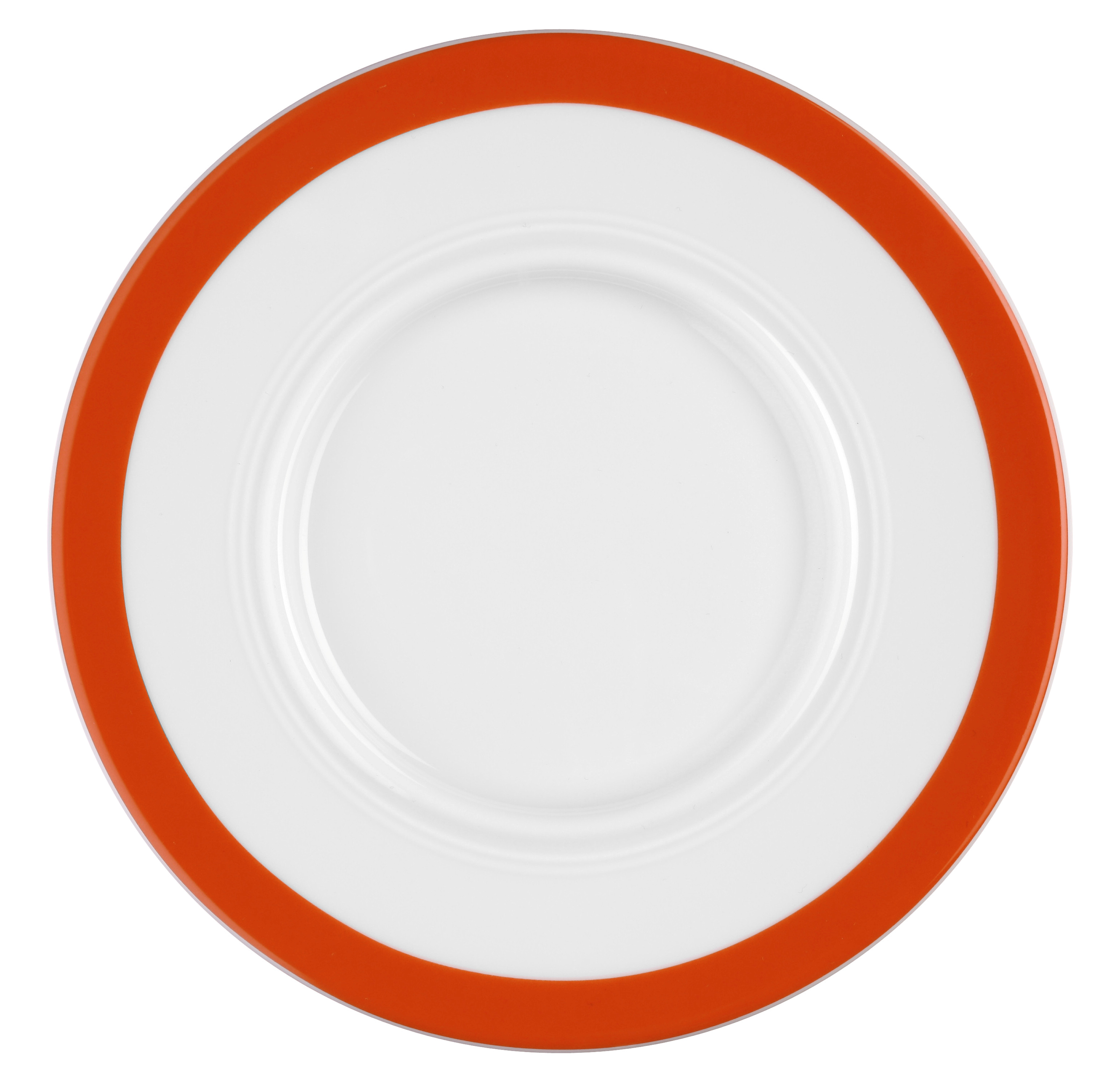 Suppenuntertasse rund mit Relief 17,5cm VITALIS rotes band