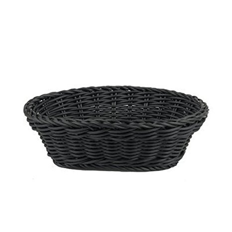 87720 Brotkorb oval 25x17x8,5cm GASTRO schwarz