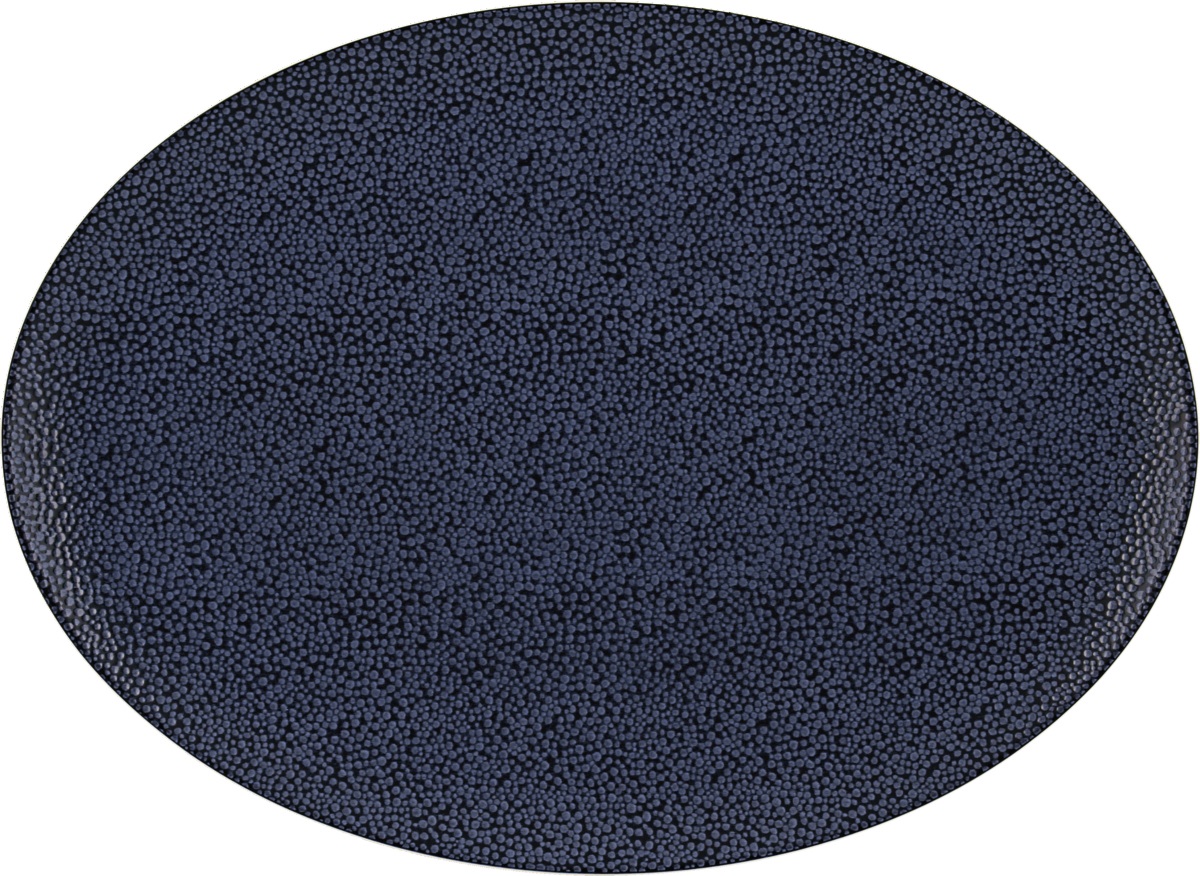 Platte oval coup 33x24cm PURITY PEARLS DARK Platte oval coup 33x24cm PURITY PEARLS DARK