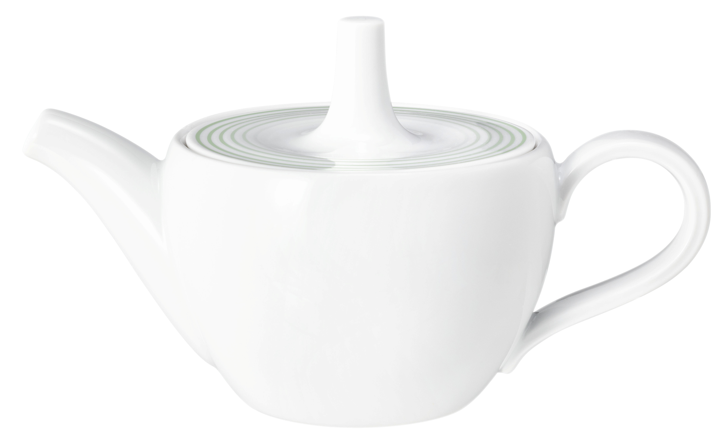 Teekanne rund mit Relief 1 0,5l BLUES salbeigrün