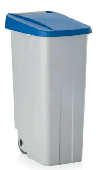 Abfallbehälter 110l mit blauem Deckel