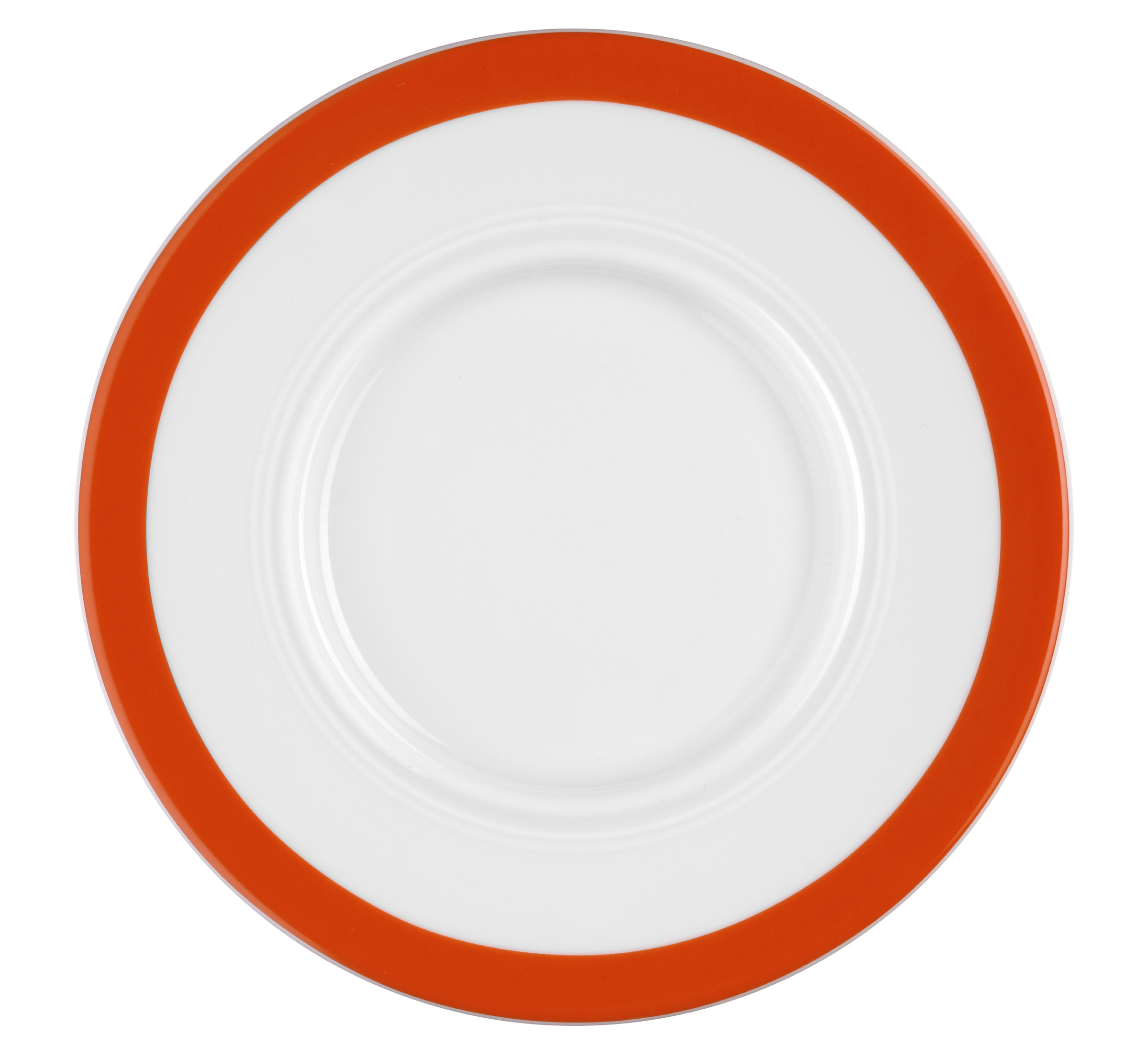 Kaffeeuntertasse rund mit Relief 1 15,5cm VITALIS rotes band