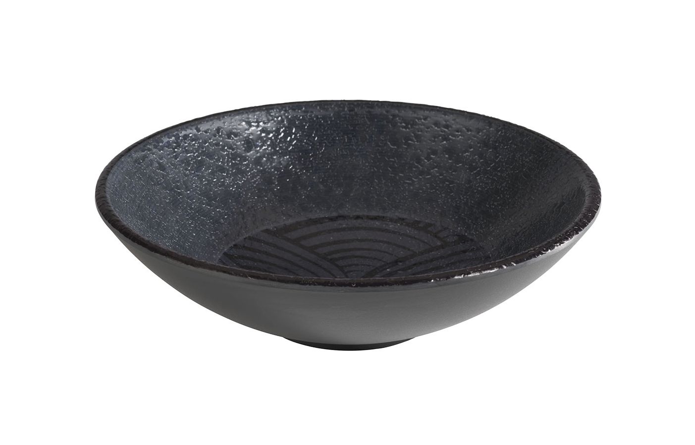 140731 Schale DARK WAVE Ø 17,5 cm, H: 5 cm, 0,5 Liter