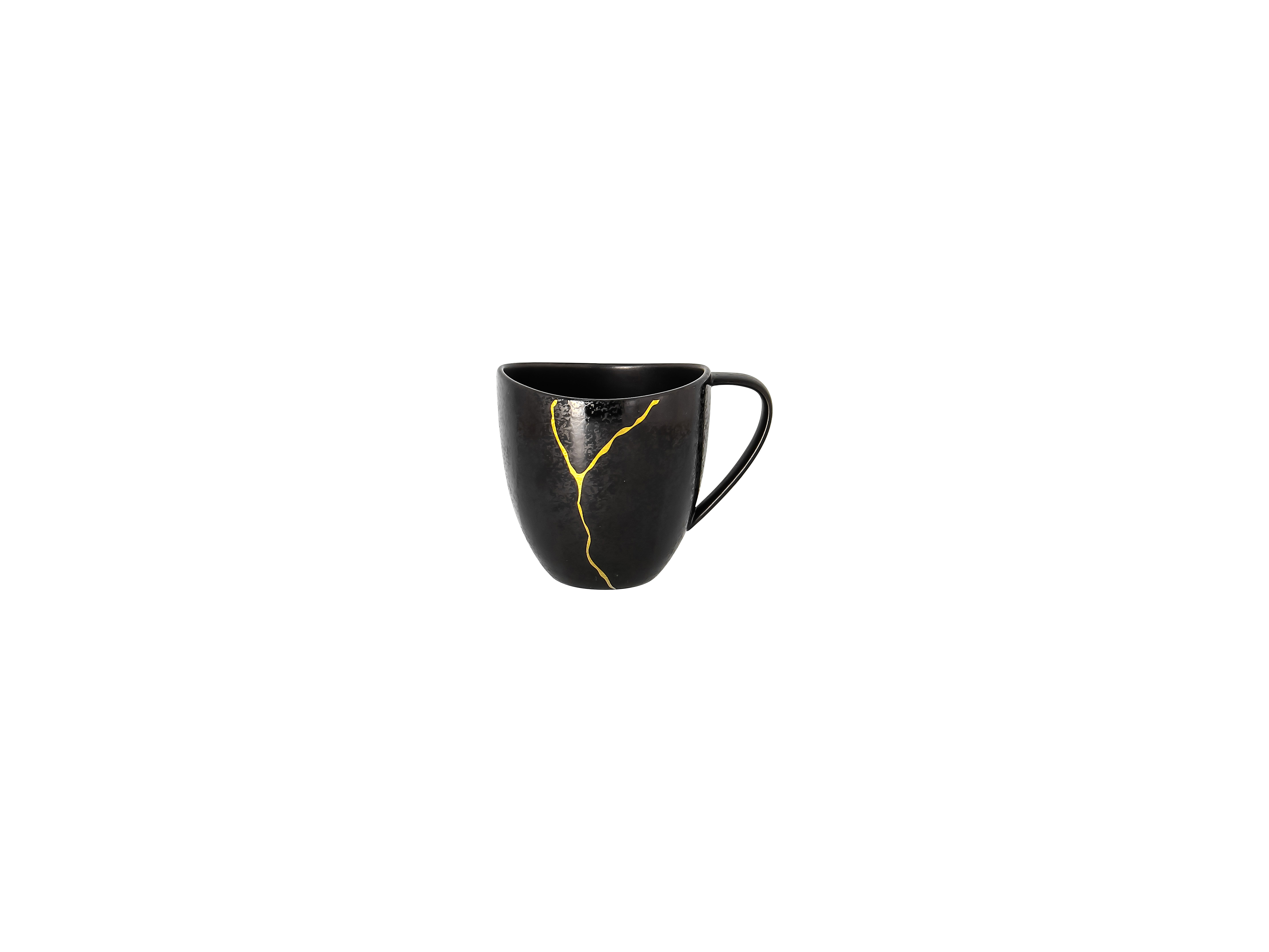 Kaffeetasse FUSION KINTZOO schwarz-gold