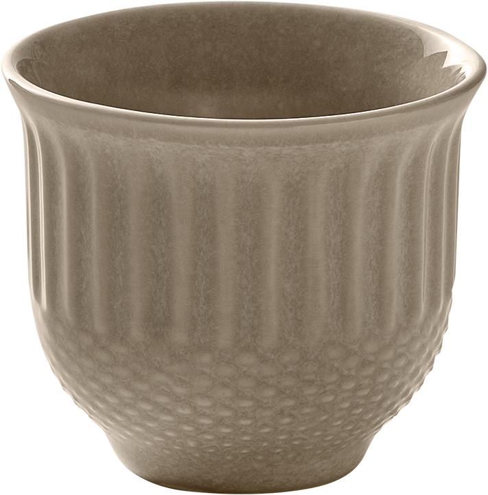 Espressotasse Relief almond 0,08l PINE Espressotasse Relief almond 0,08l PINE