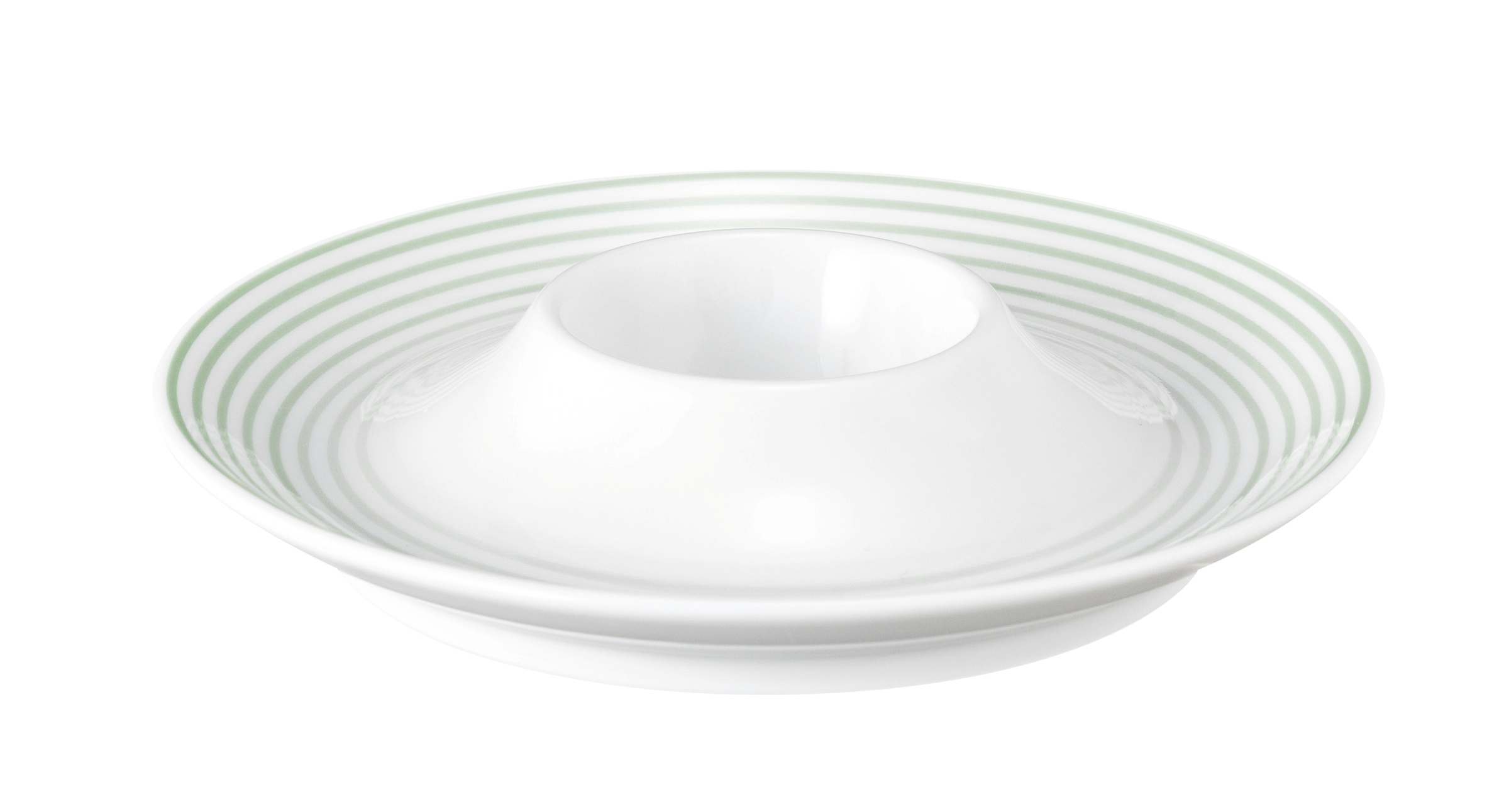 Eierbecher rund mit Ablage (glatt) BLUES salbeigrün Eierbecher rund mit Ablage (glatt) BLUES salbeigrün