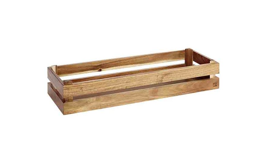 Holzbox SUPERBOX 55,5x18,5cm H:10,5cm, braun