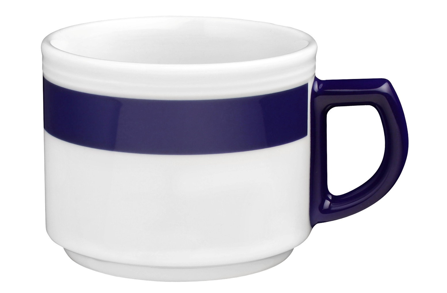 Kaffeetasse rund mit Relief 1 0,18l VITALIS blaues band