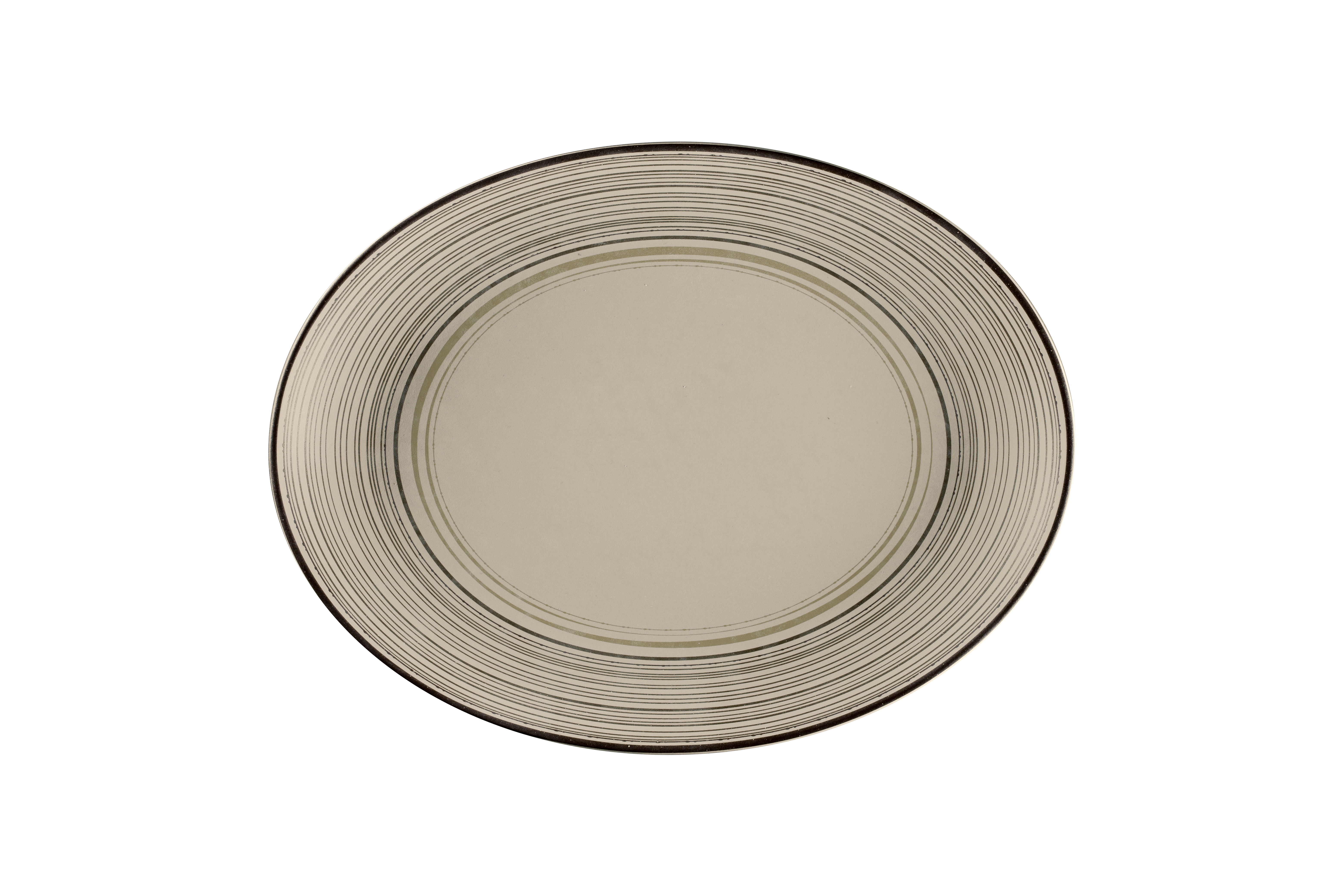 Platte oval 36x27x3,5cm ARGILA LARISSA decorated grey Platte oval 36x27x3,5cm ARGILA LARISSA decorated grey