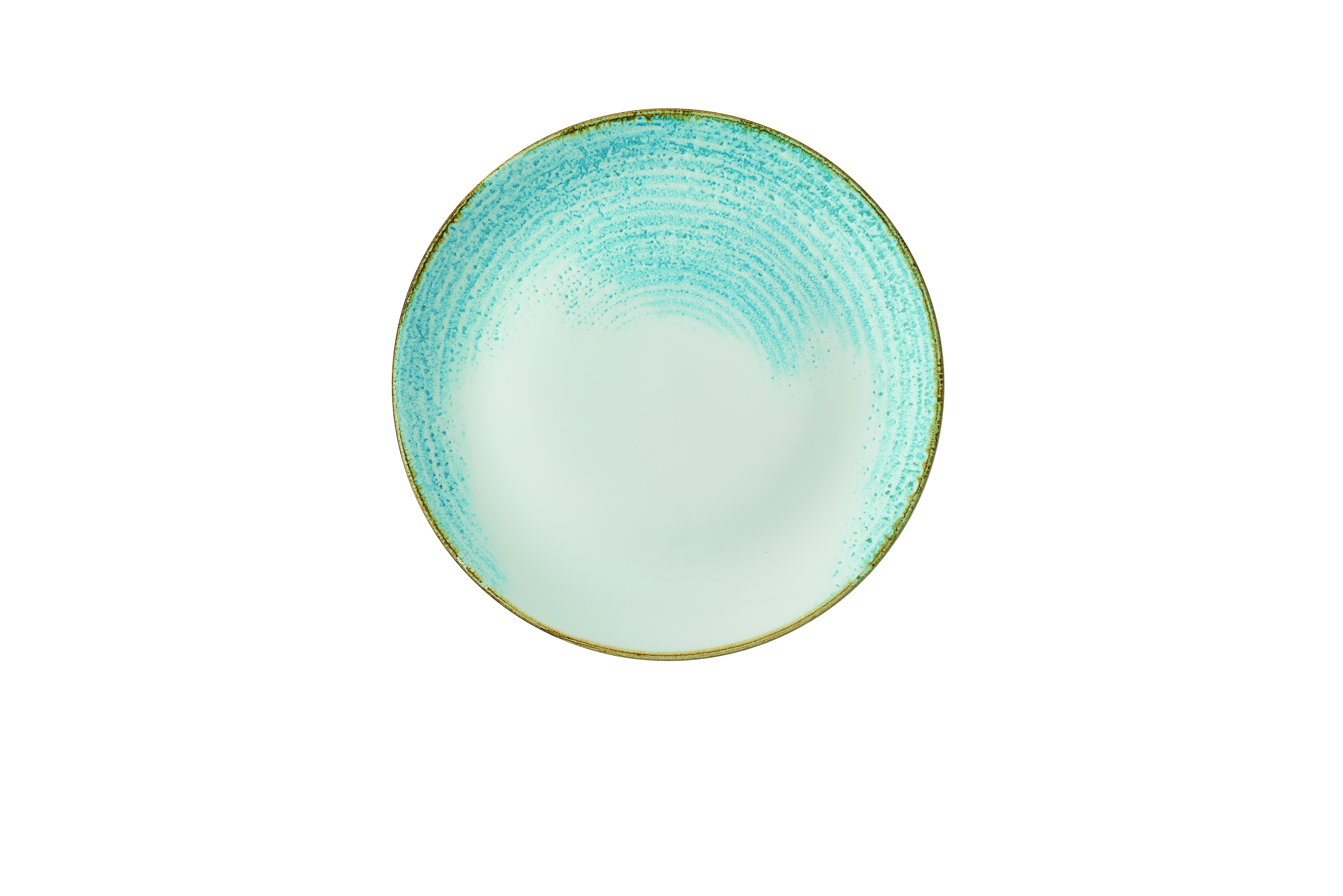 Teller flach coup 26cm HOMESPUN Aquamarine