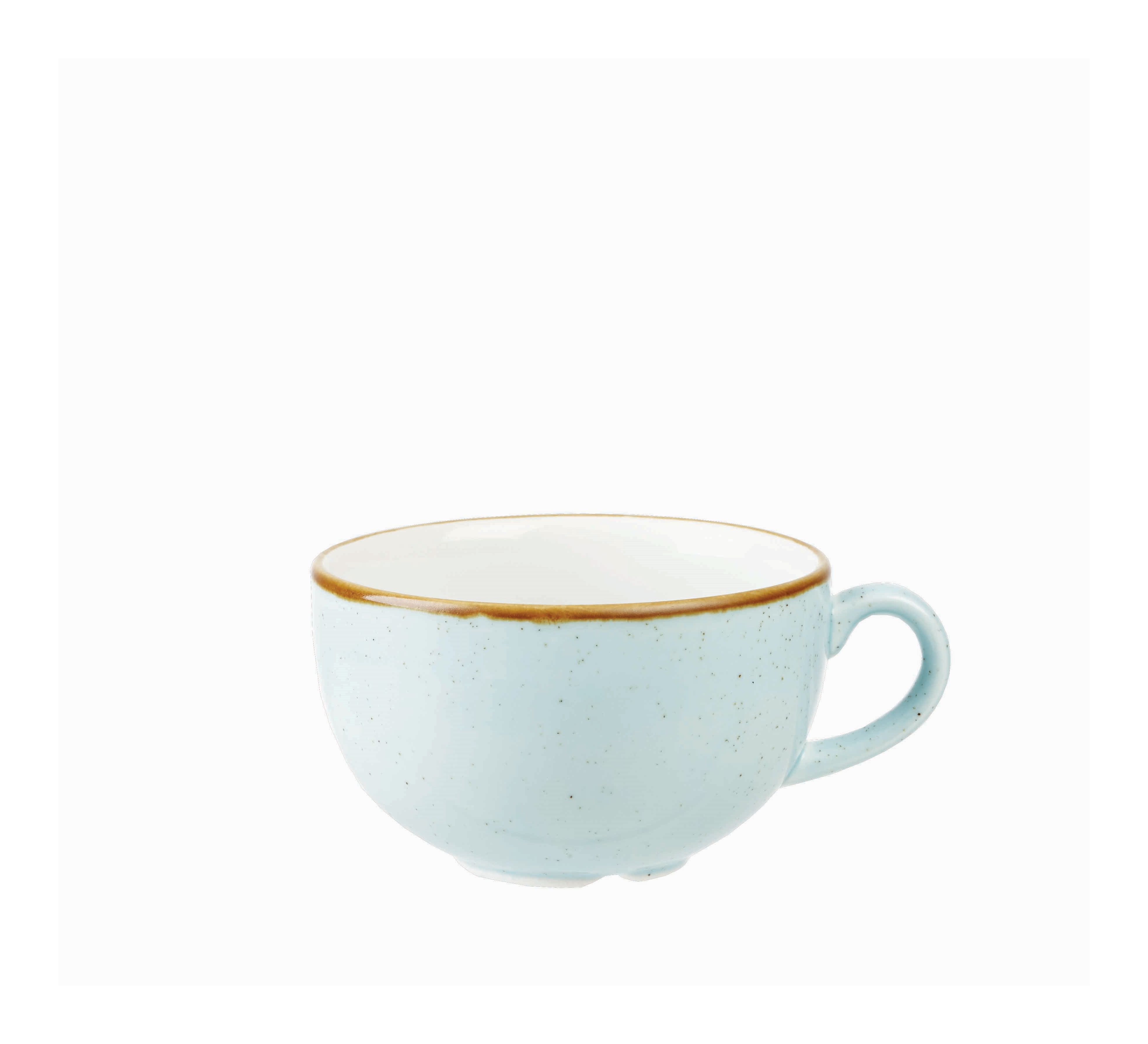 Milchkaffeetasse 0,34l STONECAST duck egg blue