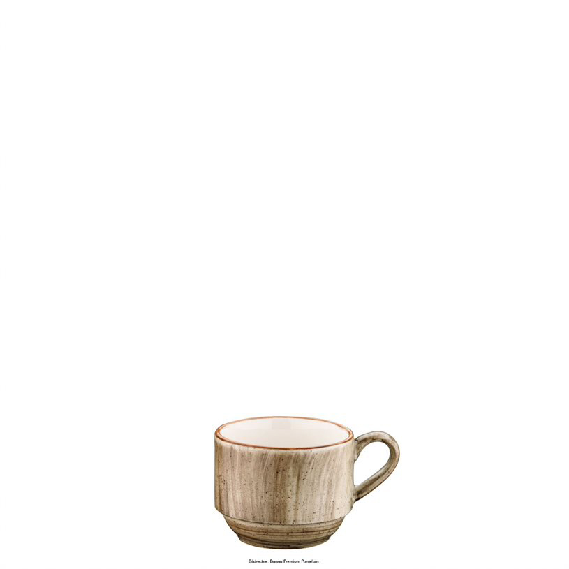 144364 Kaffeetasse stapelbar 0,21l AURA TERRAIN BANQUET