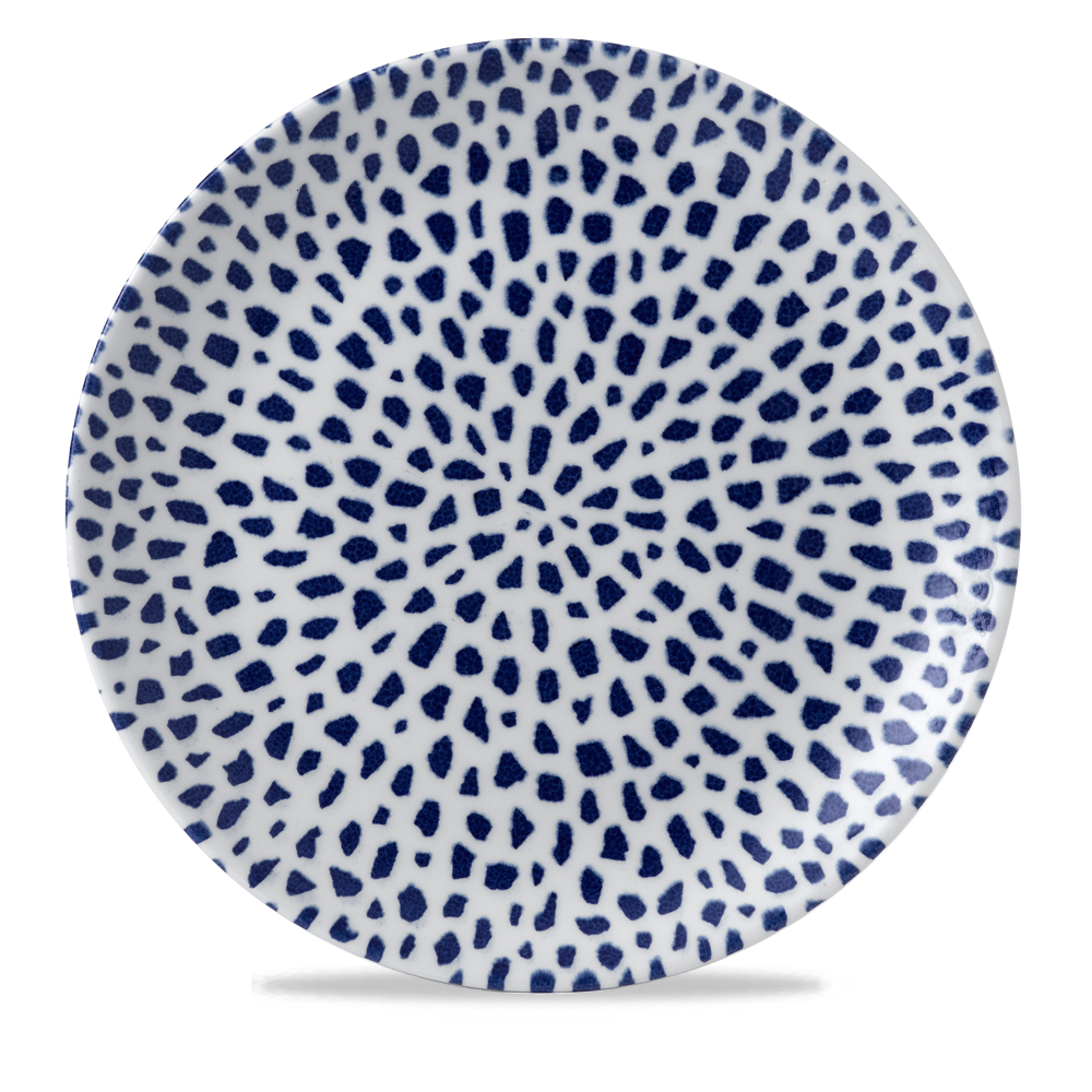 Teller coup 28,8cm TERRAZZO blue