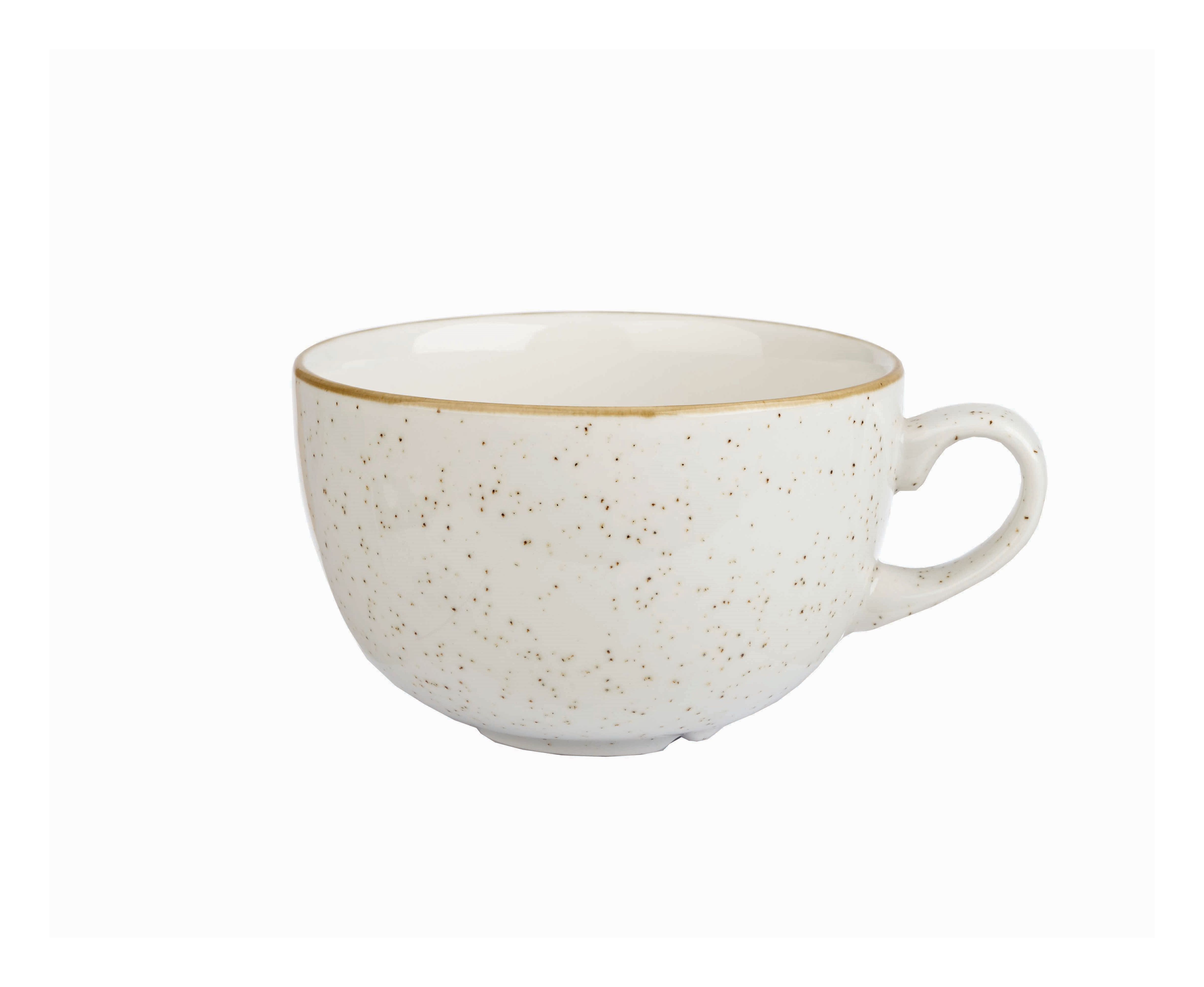 123027 Milchkaffeetasse 0,5l STONECAST barley white