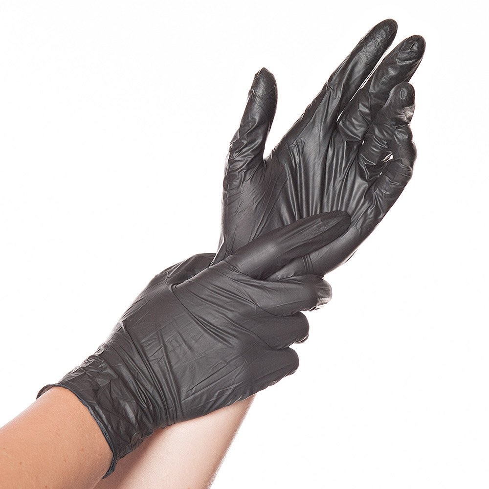 100 Stück Handschuh NITRIL SAFE LIGHT Größe XS sw